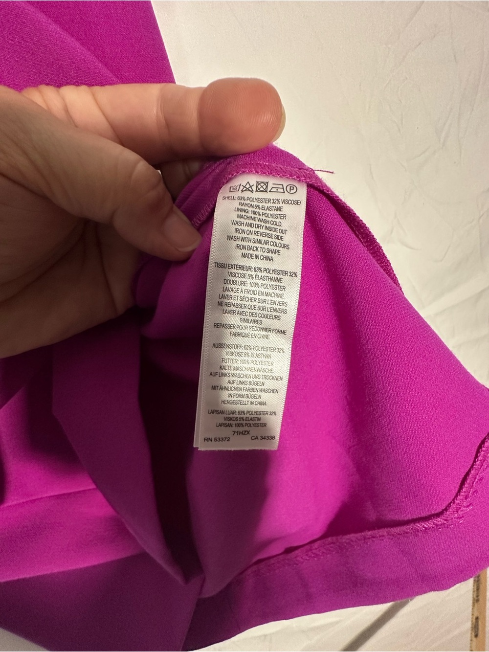 French Connection Fuchsia Ruffle-Trim dress - Picture 8 of 10
